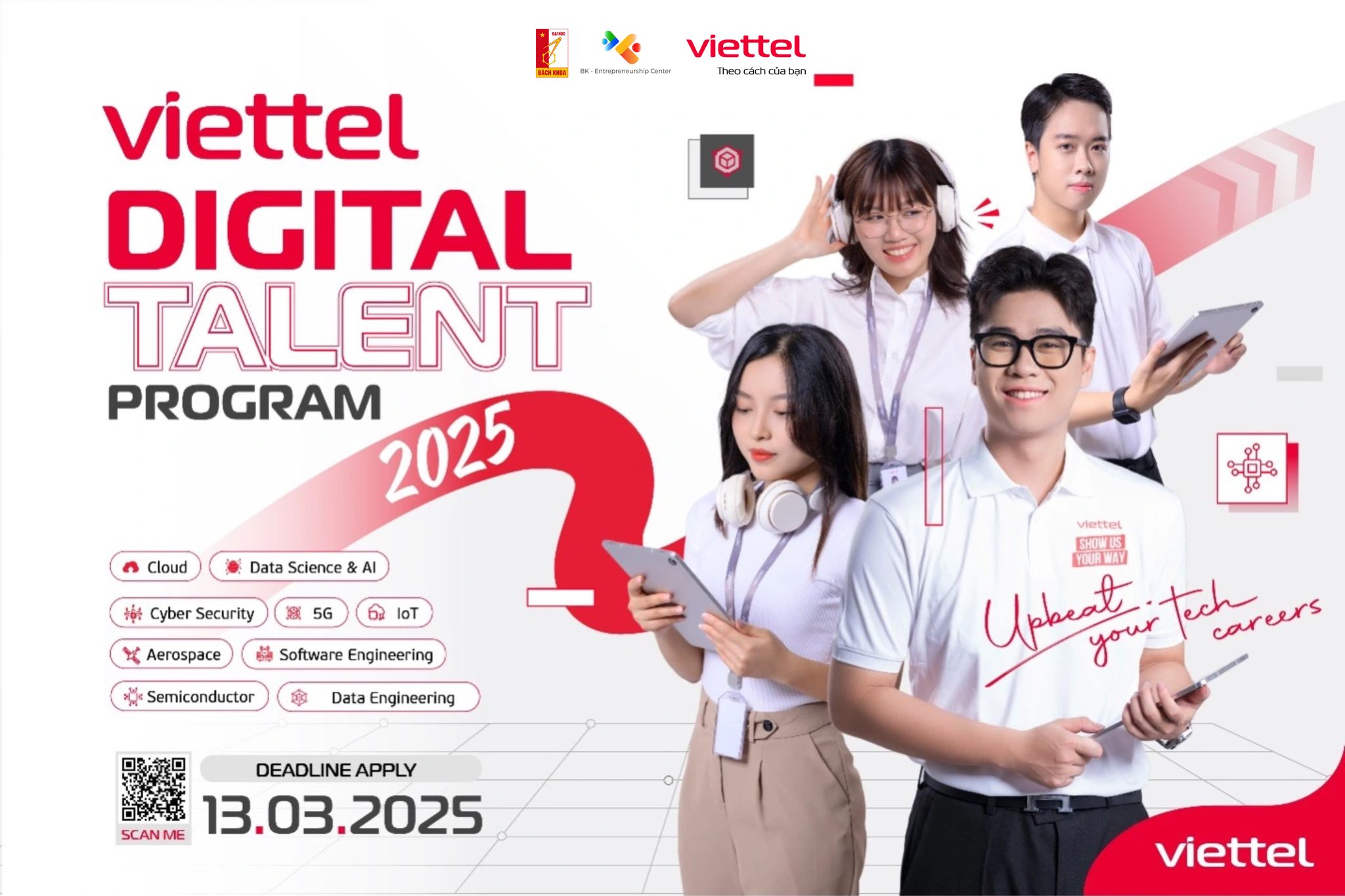 Viettel Digital Talent 2025 - Dự kiến tuyển sinh gần 500 thí sinh tài năng